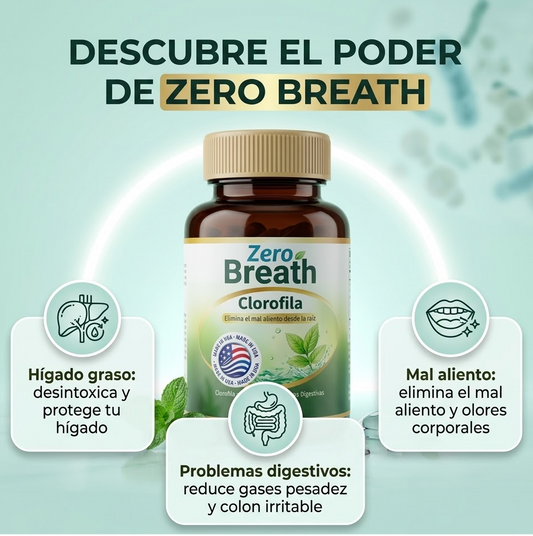 ZERO BREATH HIGADO ALIENTO Y OLORES + 60 CAPSULAS
